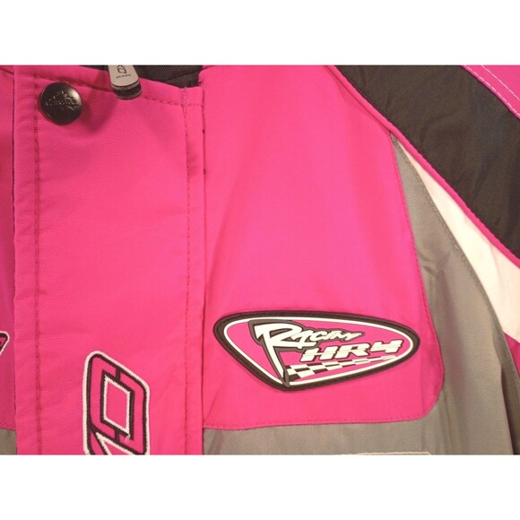Choko Hot Pink Racing Snowmobile Jacket Women's 18 Powersports Waterproof HR4 - Picture 4 of 16